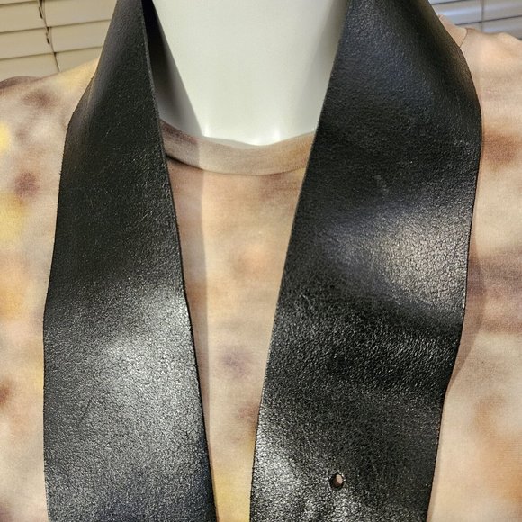 VGC Preloved Soft, Wide Leather Dress Hip Belt, by Warehouse, Holes from 28-32in - Picture 10 of 13